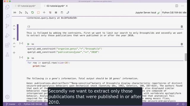 Python Tutorial 02 - Add Constraints to Filter the Results смотреть онлайн