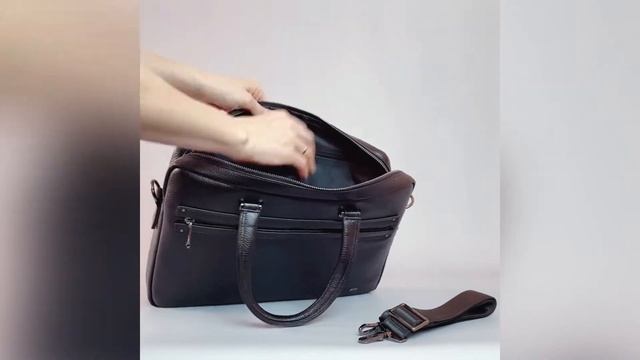 Мужская деловая сумка из натуральной кожи арт.4223302 смотреть онлайн