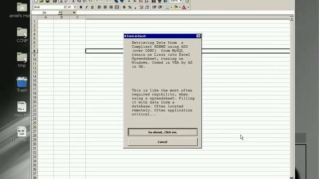 Import into Excel from RDBMS (MySQL) смотреть онлайн