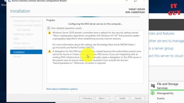 Create Active Directory in windows server 2019 -- step by step, easy setting up | IT GUY смотреть онлайн