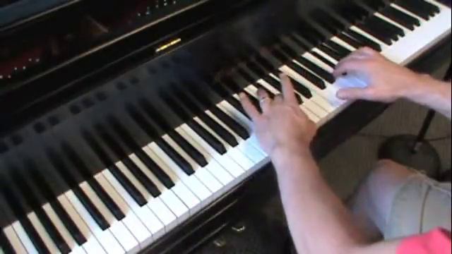 A Major Scale Fingering, Piano