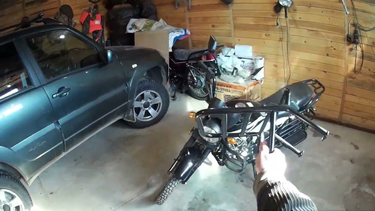 Racer RC150 Tourist. Тюнинг переднего багажника. смотреть онлайн