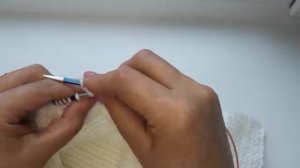 КАК ЗАКОНЧИТЬ ВЯЗАТЬ БАКТУС(для тех кто не понял)