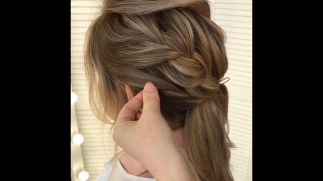 Прическа с косой на каждый день | Обучение прическам с нуля | Everyday Hairstyle | Hairtutorial