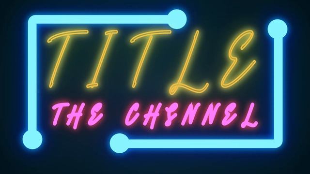 неоновая плашка