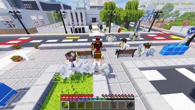 ПЕРВЫЕ ЛЮДИ В МАЙНКРАФТЕ #5 ОТРЯД АНГЕЛОВ ПРОТИВ БОГА И ДЬЯВОЛА смотреть онлайн