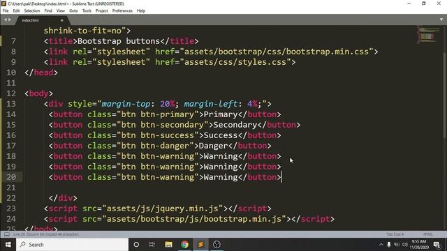 Bootstrap 4 buttons explained in detail смотреть онлайн