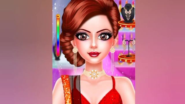 Indian Celebrity Fashion Doll Diwali Celebration|Princess salon Game|Princess makeup salon game смотреть онлайн
