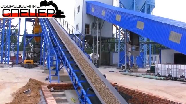 Китайский бетонный завод HZS90