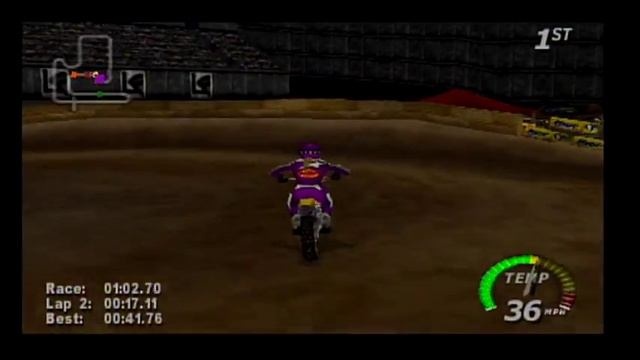 Excitebike 64 - (Course 8) Long Island, NY [N64] смотреть онлайн