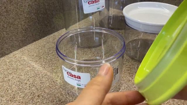 Банка для хранения сыпучих продуктов Forme Casa 500 мл Guzzini | Видео обзор от Kitchen-Devices.ru смотреть онлайн