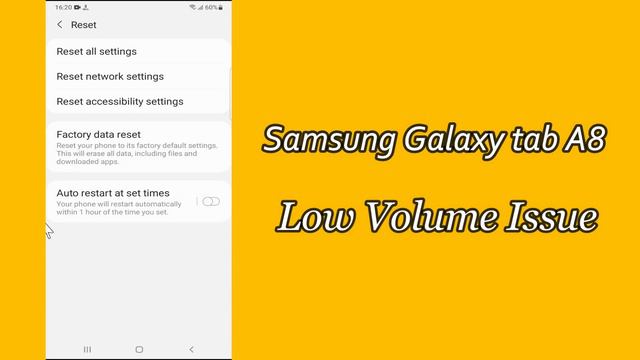 Samsung Galaxy Tab A8 , A8 LTE Volume Issue || Low Sound / Low Volume issue Fixed смотреть онлайн