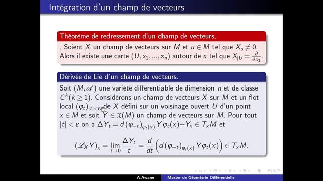 Notions de géométrie différentielle. Chapitre 8 смотреть онлайн