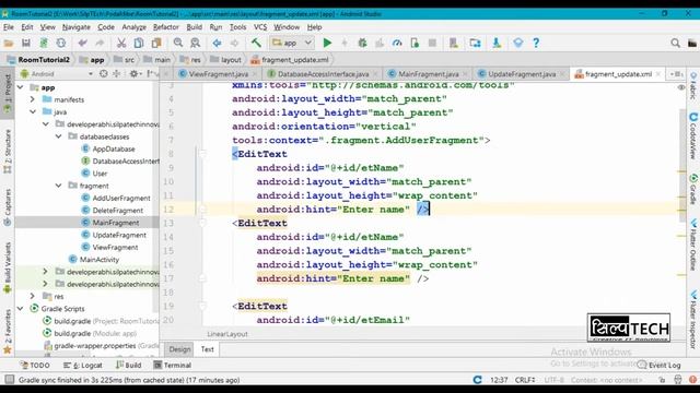 Building a Room Persistence Database | Part 3 | Android development tutorials смотреть онлайн