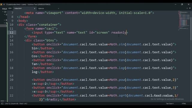 How to build a scientific calculator using JavaScript HTML and CSS | E-CODEC смотреть онлайн