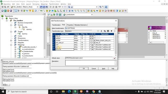 How to convert row data into column data in Informatica? смотреть онлайн