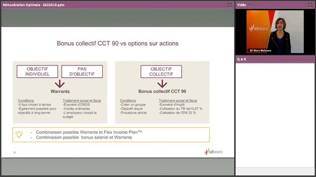 Webinar - Rémunération optimale sans impact sur les coûts de main d'œuvre смотреть онлайн