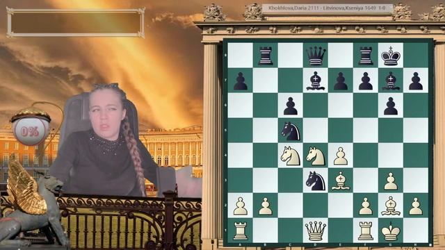 Стала чемпионкой СЗФО по ШАХМАТАМ ?♟️ Обзор партий смотреть онлайн
