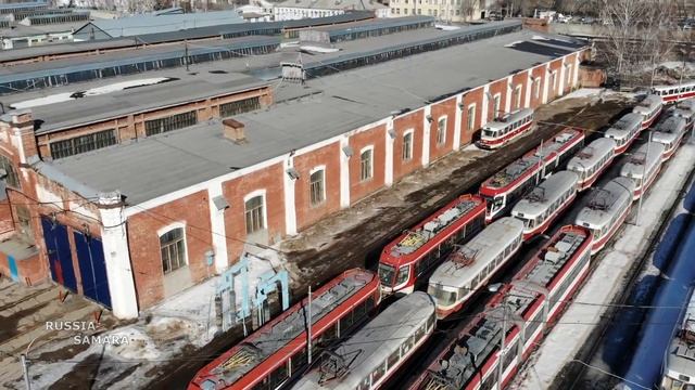 Трамвайное депо / Ленинский район / Город Самара / Храм апостолов Петра и Павла / Russia смотреть онлайн