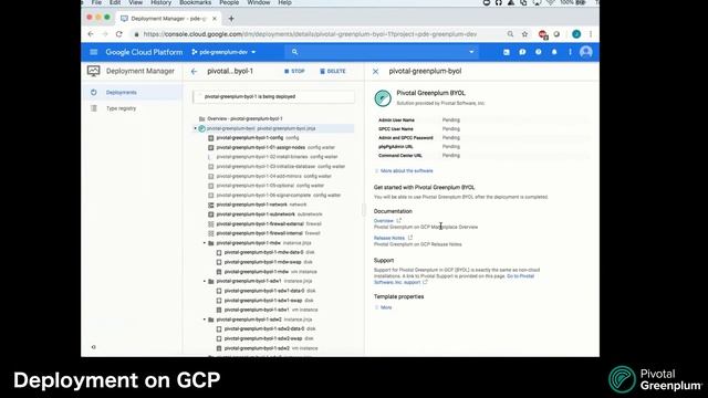 Pivotal Greenplum GCP Deployment смотреть онлайн