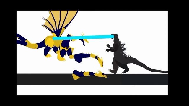 Godzilla vs keizer ghidorah (monster x)||stick nodes смотреть онлайн