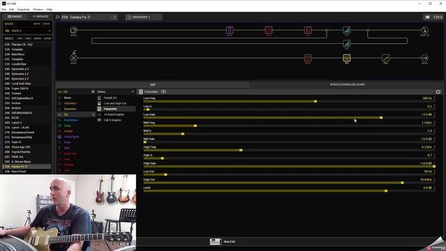 Line 6 Helix - Dialing In A Carlos Santana'ish Style Tone (Samba Pa Ti'esque) смотреть онлайн