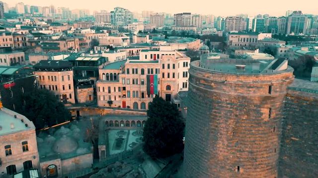 Azerbaijan, Baku - Beautiful Aerial Drone Shoot смотреть онлайн
