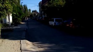 Крым. Судак. Улица Бирюзова.