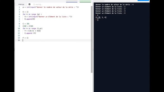 Python seconde : Liste, moyenne, effectifs cumulés croissants. смотреть онлайн