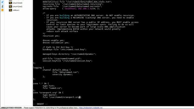 Oracle Linux VMs - Step-By-Step Configuring DNS Server Using BIND - Name Resolution for Home Networ смотреть онлайн