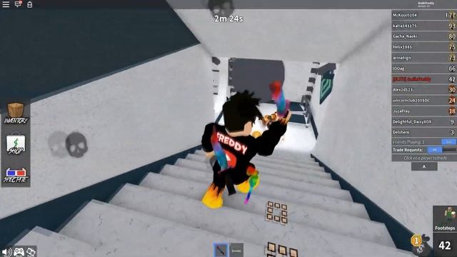 ОТ ЭТОГО УБИЙЦЫ НЕРЕАЛЬНО УБЕЖАТЬ! Роблокс Смайл Фредди - Murder Mystery 2 ROBLOX смотреть онлайн