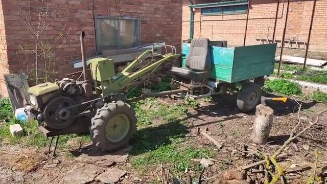 прицепное для телеги мотоблока смотреть онлайн