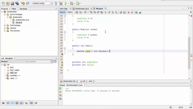 Java 2-00.0 Yahtzee: Die Class смотреть онлайн