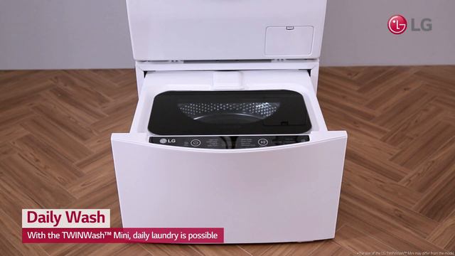 LG Twin Wash Washing Machine - Feature Video : TwinWash Mini смотреть онлайн