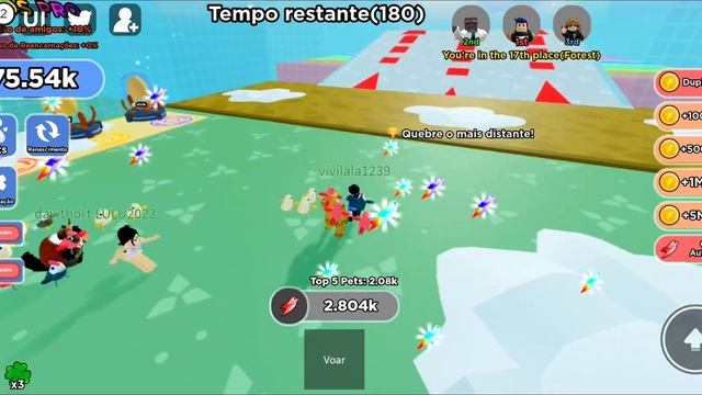 VOAMOS MUITO ALTO NO ROBLOX (flappy bird Race) смотреть онлайн
