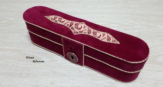 Бархатный футляр для спиц и вязальных крючков-своими руками! смотреть онлайн