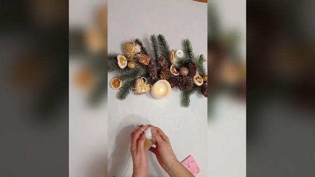 Рождественские олени из ниток и горячего клея/поделки/переделки/новогодний декор/ смотреть онлайн