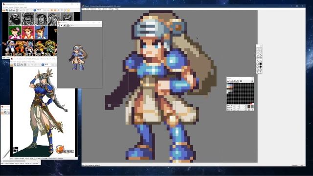 Pixel Art Character Timelapse - Valkyrie Profile (Lenneth) смотреть онлайн