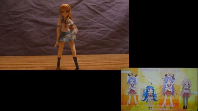 Lucky Star opening dance stop motion comparison with Kirino Kousaka смотреть онлайн