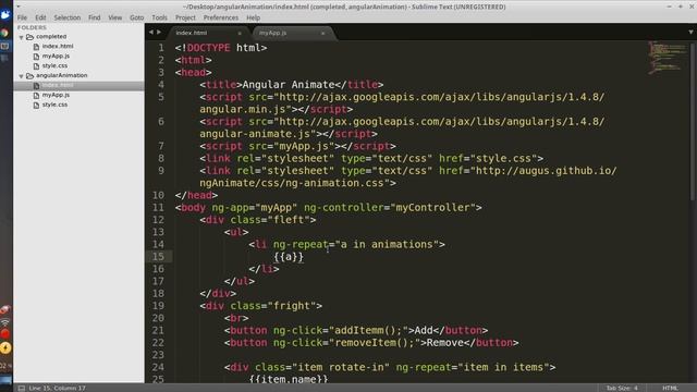 Working with angular animation - ngAnimate (Bangla) смотреть онлайн