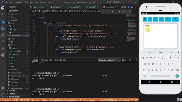 Course Demo For QR Code Generator using Javascript for Web and App смотреть онлайн