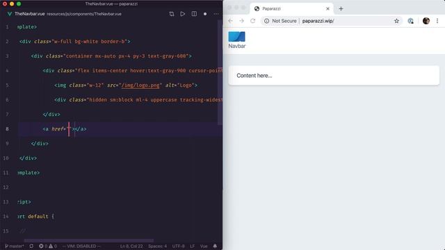 Layout and authentication stub — Single-Page Laravel M03E01 смотреть онлайн
