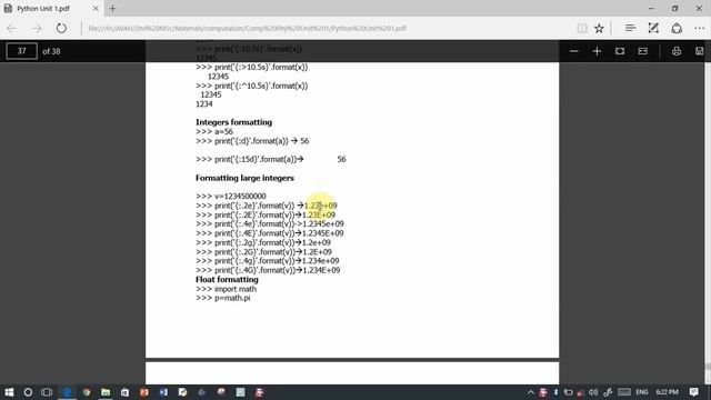 Python3 - Formatted printing - str. format() syntax смотреть онлайн