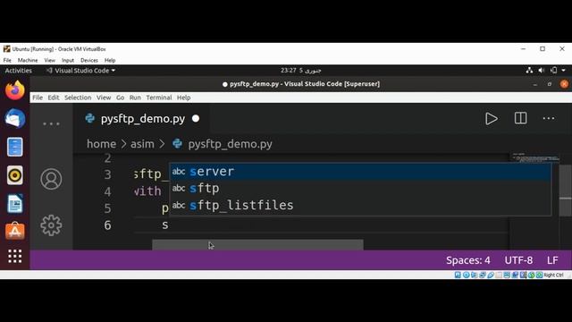 How to Establish an SSH connection with the server using pysftp in Python смотреть онлайн