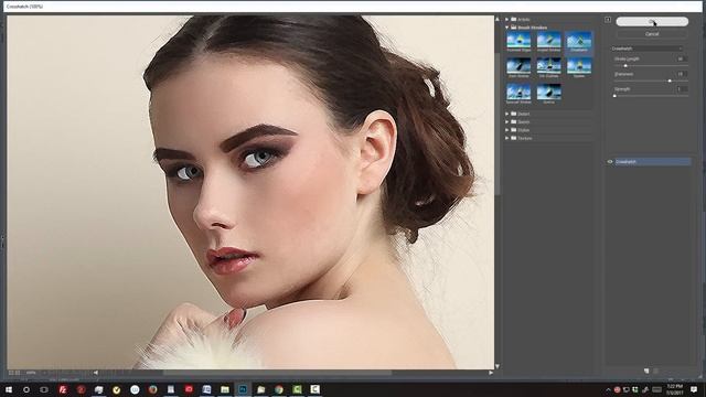Photoshop Tutorial: How to Create the Look of a Mixed Media Portrait. смотреть онлайн