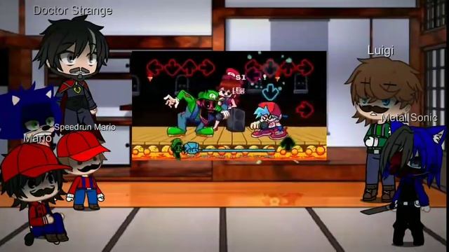 Fandoms react to FnF Mario Madness Full week Mod. смотреть онлайн