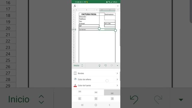 COMO HACER UNA FACTURA EN EXCEL DESDE UN DISPOSITIVO ANDROID O IOS смотреть онлайн