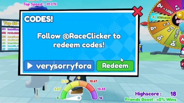 All New ✨ Race Clicker Codes In September 2023 - Codes For Race Clicker смотреть онлайн
