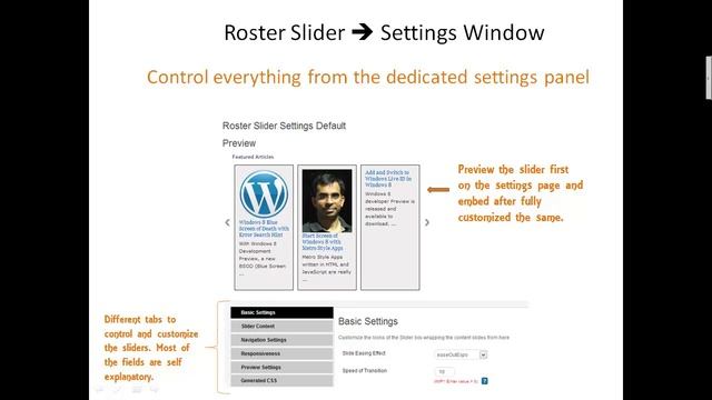 Roster Slider WordPress Plugin - Overview and Usage Guide смотреть онлайн