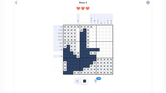 Прохождение игры NONOGRAM 5 июня смотреть онлайн
